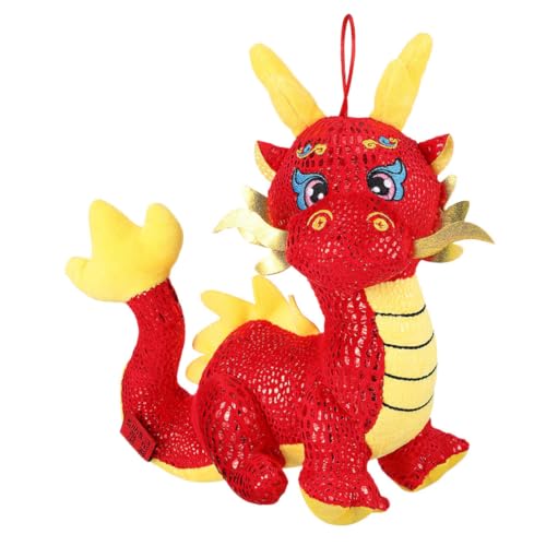 HEMOTON Jahr Der Drachen-Maskottchen- Spielzeug Plüschtier Tiere Puppen Kinder Ausgestopfter Drache Für Kinder Ausgestopfte Drachenpuppe Stofftierpuppe Pp Baumwolle von HEMOTON