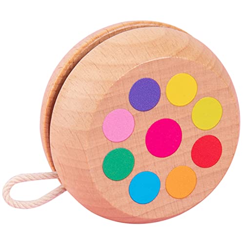 HEMOTON Jo-jo Thread Control Yoyo-bälle Kinderspielzeug Im Freien Kinder Fingerspitze Reagiert Nicht, Yoyo Professionelles Kinder - Spielzeug Kleinkind Hölzern Seil Für Kinder Tier von HEMOTON