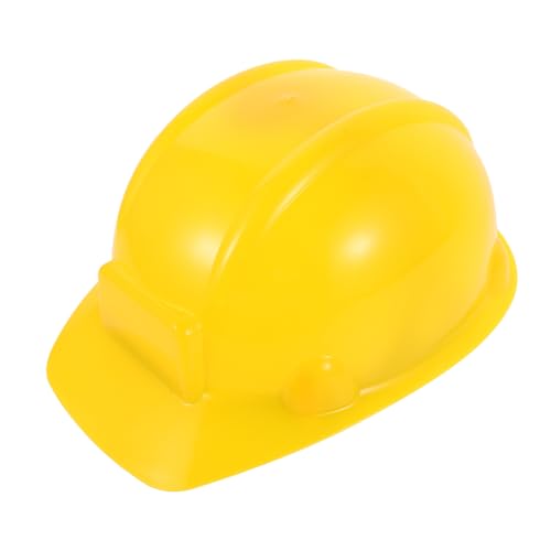 HEMOTON Kinderfeuerhut Schutzhelm Für Kinder Arbeiterhut-spielzeug Schutzhelm Für Kleinkinder Feuerwehrmütze Für Kinder Leitkegel Hut Halloween-bauhüte Gelber Bauhut Plastik Yellow von HEMOTON