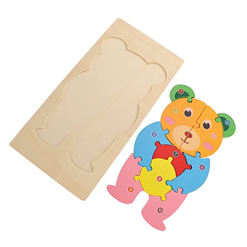 HEMOTON Kleinkind 3D Puzzle Spielzeug Kinder Holz Puzzle Kleinkind Pädagogische Spielehings von HEMOTON