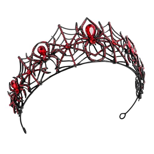 HEMOTON Kronen Haar Accessoire Legierungskrone Halloween Krone Halloween Cosplay Zubehör Krone Für Kostüm Halloween Stirnband Halloween Haarreif Mittelalterliche Krone Für Männer von HEMOTON