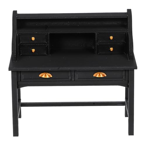 HEMOTON Maßstab Realistischer Miniatur Schreibtisch mit Schublade Puppenhaus Zubehör für Kreatives und Dekoration HEMOTON Maßstab Realistischer Miniatur Schreibtisch mit Schublade Puppenhaus Zubehör für Kreatives und Dekoration von HEMOTON