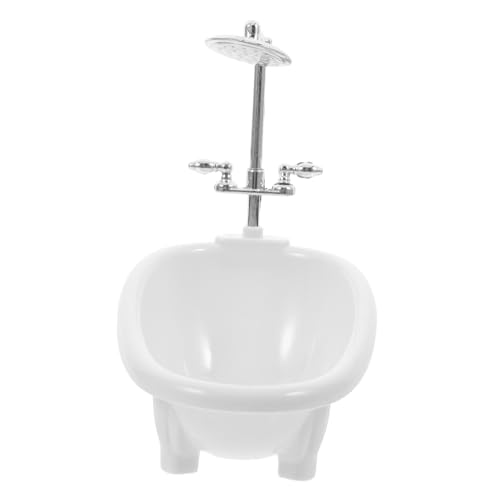 HEMOTON Mikro Badewanne Puppenbadewannen Spielzeug Mini Puppenhaus Badewannen Puppenspielzeug Badewanne Puppenhaus Toilette Puppenhaus Miniaturmöbel Mini Badewannen Spielzeug von HEMOTON