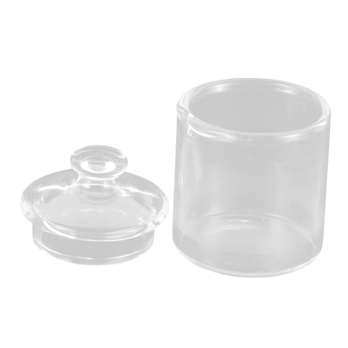 HEMOTON Mini-Bonbonglas Mini-Glasgefäß Süßigkeiten Jar Dekorative Glasbehälter Modellglas Süßigkeiten Aufbewahrungsglas süssigkeiten Süßigkeiten-Displaygläser Puppenhaus-Dekor Transparent von HEMOTON