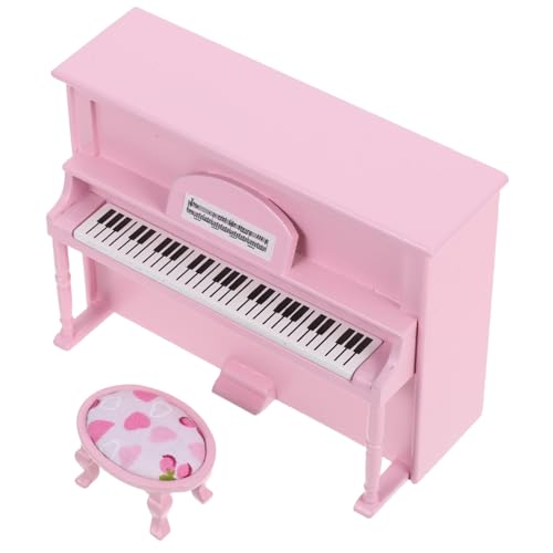 HEMOTON Mini Klavier Dekoration Winziges Klavier Für Puppen Puppenhaus Zubehör Miniatur Klavierhocker Klavierspielzeug Ornamente HEMOTON Mini Klavier Dekoration Winziges Klavier Für Puppen Puppenhaus Zubehör Miniatur Klavierhocker Klavierspielzeug Ornamente von HEMOTON