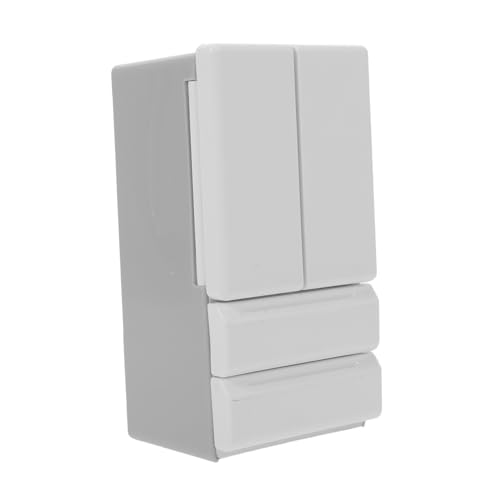 HEMOTON Mini Puppenhaus Kühlschrank Weiß mit Doppeltür und Beleuchtung Kühlschrank für Miniatur Zubehör für Puppenhaus Küche Party und Fest Dekoration HEMOTON Mini Puppenhaus Kühlschrank Weiß mit Doppeltür und Beleuchtung Kühlschrank für Miniatur Zubehör für Puppenhaus Küche Party und Fest Dekoration von HEMOTON