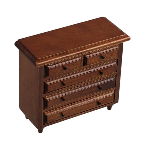 HEMOTON Mini Schubladenschrank Aus Massivholz Aufbewahrungsschrank Miniatur Szene Beistellschrank Miniatur Kommode Mini Möbel Puppenhaus Birke HEMOTON Mini Schubladenschrank Aus Massivholz Aufbewahrungsschrank Miniatur Szene Beistellschrank Miniatur Kommode Mini Möbel Puppenhaus Birke von HEMOTON