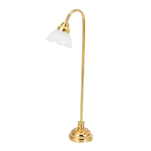 HEMOTON Mini Stehlampe Bodenbelag Miniatur Stehleuchte Solar Mini Lampe Für Den Außenbereich Modell Moderne Laterne Nachtlicht Stufenlose Figuren Hausbetriebene Lampe von HEMOTON