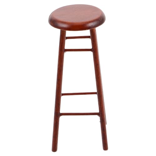 HEMOTON Miniatur Holz Hochstuhl Dekorativ Robust für Puppenhaus Küchen Bar Szenen Zubehör Hochwertige Handgefertigte Miniaturmöbel HEMOTON Miniatur Holz Hochstuhl Dekorativ Robust für Puppenhaus Küchen Bar Szenen Zubehör Hochwertige Handgefertigte Miniaturmöbel von HEMOTON