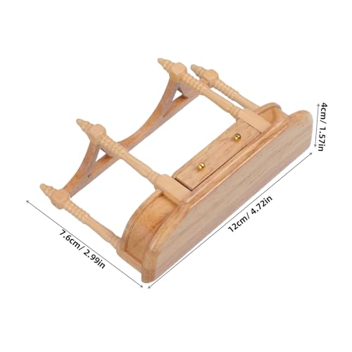 HEMOTON Miniatur Holz Puppenhaus Möbel Massiver Holztisch Modell Stabile Konstruktion Kreatives Design Für Kinderzimmer Und Rollenspiele HEMOTON Miniatur Holz Puppenhaus Möbel Massiver Holztisch Modell Stabile Konstruktion Kreatives Design Für Kinderzimmer Und Rollenspiele von HEMOTON