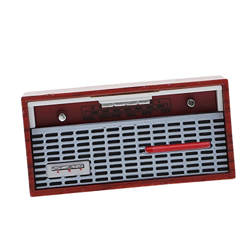 Modell Radio Simulation Radio Modell Simuliertes Radio Puppenhaus Dekoration Puppenhaus Mini Radio Mini Modell Kunststoff Radio Dekoratives Mini Radio Mini von HEMOTON