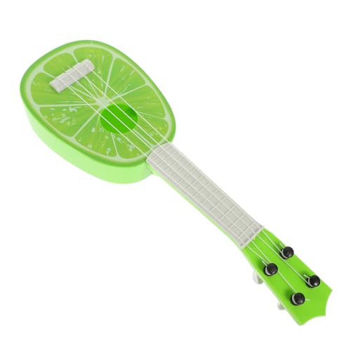 HEMOTON Obst-Ukulele Gitarre Pädagogisches Instrument Anfänger Musikinstrument Mini-musikspielzeug Mini-Ukulele Musikinstrument- Abs Green von HEMOTON