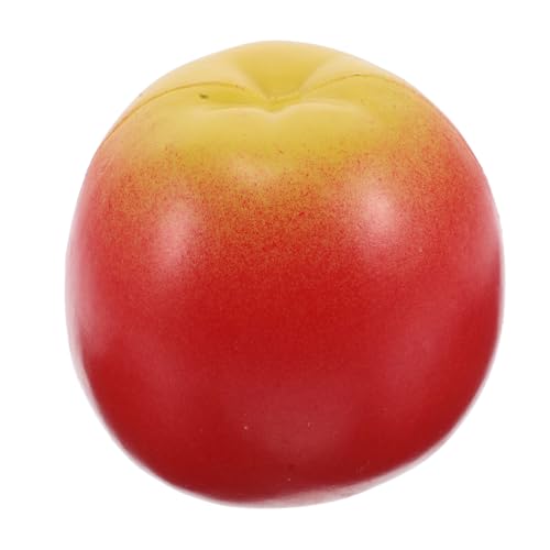 HEMOTON Obststreuer Aus Kunststoff Schlaginstrument Künstlicher Apfel Simulierte Äpfel Künstliche Äpfel Dekor Apple Toys Vorschule -Maracas Gefälschte Äpfel Ornament Abs-Kunststoff Rot von HEMOTON