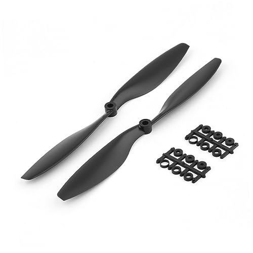 HEMOTON Paar 1045 1045 Propeller Quadcopter Propeller x Propeller RC Propeller Drone Propeller High-Grade Propeller Multirotor-Requisiten 10x4,5-Propeller Quadcopter-Propeller Black von HEMOTON