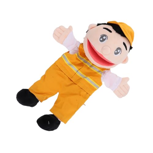 HEMOTON Professionelles Spielzeug Handpuppe Puppen Geschichtenerzählen Handpuppen Stofftiere Für Puppen Für Plüschhandpuppen Handpuppe Stofftier Orange Pp Baumwolle von HEMOTON