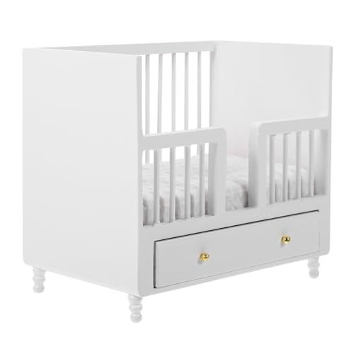 HEMOTON Puppenkrippe Mini-Babybett Puppenhaus-Einzelbett Kinder Zimmer einrichtungen möbel kinderzimmermöbel Puppe Spielzeug -Mini-Krippe Spielzeughausbett Puppenhausmöbel hölzern HEMOTON Puppenkrippe Mini-Babybett Puppenhaus-Einzelbett Kinder Zimmer einrichtungen möbel kinderzimmermöbel Puppe Spielzeug -Mini-Krippe Spielzeughausbett Puppenhausmöbel hölzern von HEMOTON