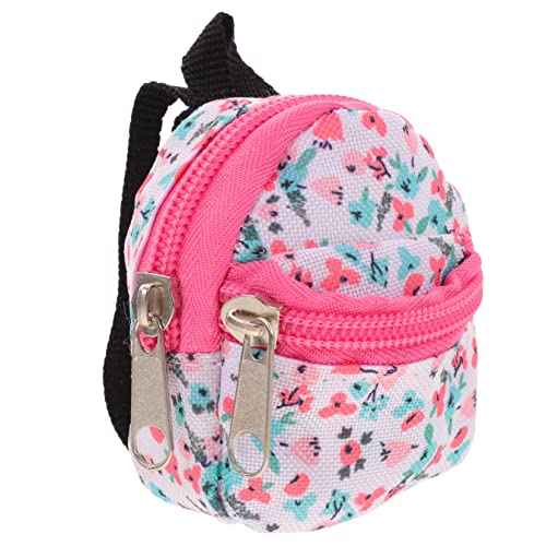 HEMOTON Puppenrucksack Puppen Stofftaschen Mini Hausbedarf Mini Mini Rucksack Modell Kleines Modell Spielzeug Mini Schultasche Ornament Mikro Szene Verzierungen von HEMOTON