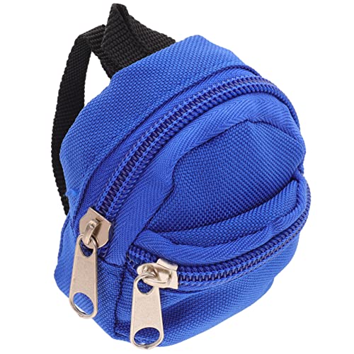 HEMOTON Puppenrucksack Puppenstoff Rucksack Mini Rucksack Spielzeugpuppe Kostüm Ornament Dekorative Puppenschultasche Mini Puppenornament Kleiner Rucksack Mini Schultasche von HEMOTON