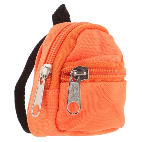 HEMOTON Puppenrucksack So Tun, Als Spiele Rucksack Puppenreisetasche Mini-Schultasche Mikro-szenen-Ornament Mini-Rucksack Für Puppen Puppen-klassenzimmer-spielset Süße Puppentasche Stoff von HEMOTON