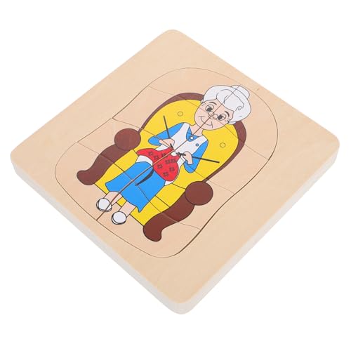 HEMOTON Puzzle Menschlicher Körper Für Kinder Modell des Menschlichen Körpers Für Kinder Lebenszyklus-lernrätsel Kleine Rätsel Für Kinder Entwicklungsspielzeug Für Kinder Holz von HEMOTON