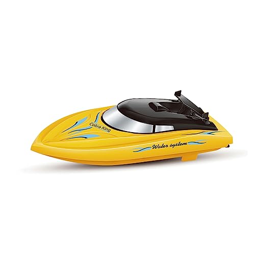 HEMOTON RC-Boot outdoorspielzeug Outdoor Spielzeug wasserspielsachen Spielzeug für den Pool badewannenspielzeug Water Toys elektrisches rc Boot RC-Schiff hohes Boot Bootsspielzeug Yellow von HEMOTON