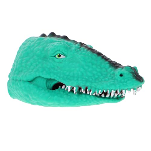 HEMOTON Realistische Alligator-handpuppe, Weicher Gummi-tierhandschuh Für Rollenspiele Für Kinder Und Erwachsene, Fantasievolles Spielen Und Halloween-gefallen von HEMOTON