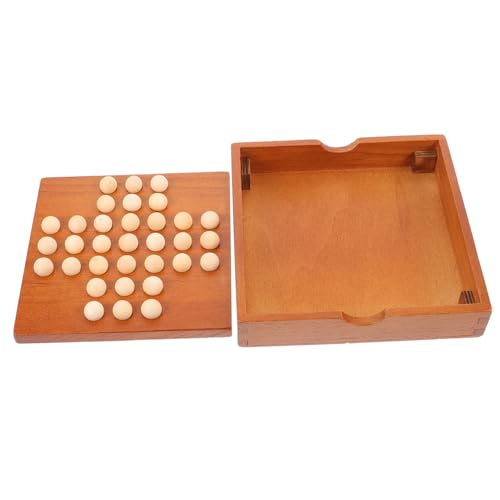 HEMOTON Schach aus Holz einzelnes Schach Schachbrett-Dame Schachbretter für Erwachsene Brettspiel Europa familienspiele Family Games Logic Games einzelner Schachpflock Holzspielzeug Bambus von HEMOTON