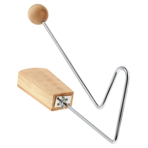 HEMOTON Schlagzeug Kindermusikinstrument Musikinstrumente Für Kleinkinder Schlaginstrumente Für Erwachsene Schlaginstrument Spielzeug -Instrumente Vibraslap-schlaginstrument Khaki Holz von HEMOTON