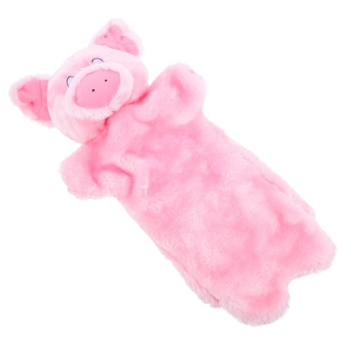 HEMOTON Schweinchen Handpuppe Tierische Handpuppe Plüsch Vorgeben Spielzeug Schweinchen-fingerpuppen Flauschige Handpuppe Plüschtiere Vom Bauernhof Tierfreunde Handpuppen Rosa Pp Baumwolle von HEMOTON