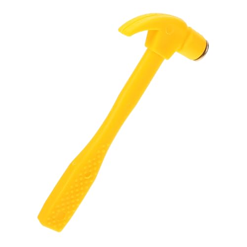 HEMOTON Simulierter Kleiner Hammer Mehrzweck-klauenhammer Spielzeug Für Hammer Hammer Mini-Hammer-Spielzeug Haushammer Kind Gelber Hammer Spielzeug Mit Hammer Und Stift Metall Yellow von HEMOTON