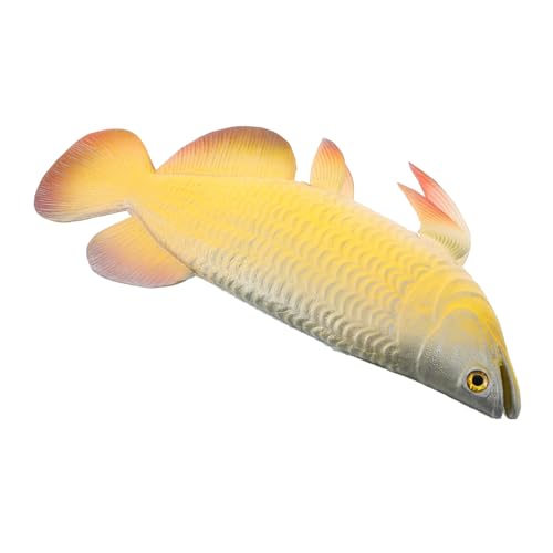 HEMOTON Simuliertes Arowana Gefälschtes Meeresleben Fischfiguren Restaurant- Künstliche Fischmodelle Lebensmittelornamente Partydekorationen Restaurant-Essen-Requisite Plastik von HEMOTON