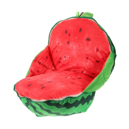 HEMOTON Simuliertes Fruchtkissen Gefülltes Plüschkissen Plüschtier Home Sofa Gefülltes Fruchtwassermelonenspielzeug Entzückendes Fruchtspielzeug Wassermelonenkissen Baumwolle von HEMOTON