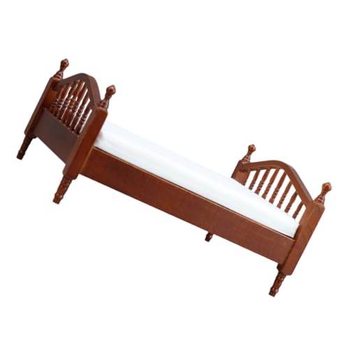 HEMOTON Vintage Miniaturbett Holz Minibett Puppenhausmöbel Minibett Mini Holzbett Mini Puppenhausmöbel Puppenhaus Miniaturmöbel Miniaturmöbel Braun HEMOTON Vintage Miniaturbett Holz Minibett Puppenhausmöbel Minibett Mini Holzbett Mini Puppenhausmöbel Puppenhaus Miniaturmöbel Miniaturmöbel Braun von HEMOTON