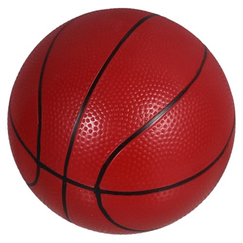 HEMOTON Vinyl-Basketball Hüpfball Für Kinder Spielplatzbälle Kugelspielzeug Lustiger Hüpfender Ball Bälle Im Freien Streichelball Für Zu Hause Springender Ball Flummi Brown PVC von HEMOTON