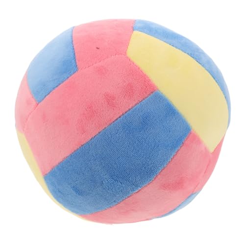 HEMOTON Volleyballkissen Plüsch-Volleyball Volleyball-plüsch Fußball-wurfskissen Weiches Hundeball-plüschball-hundespielzeug Süßes Kissen Für Mädchen Figurenkissen Plüschtiere Pp Baumwolle von HEMOTON