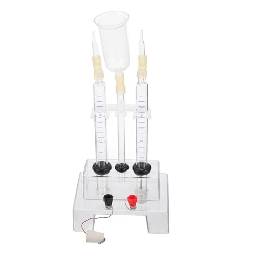 HEMOTON Wasserelektrolyse Experimentator Ausrüstung Für Chemische Experimente Wasserstoffe Wasserelektrolyse Demonstrator Wasserelektrolyseur Schule Laborausrüstung Pp von HEMOTON