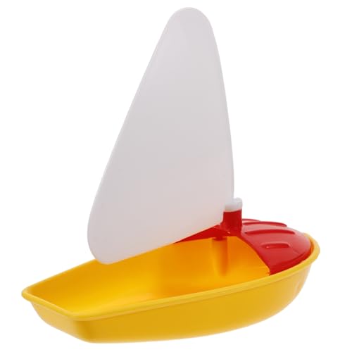 HEMOTON Wassersegelspielzeug Babybadewanne Boote für Badewanne Beach Mini-Segelboot Outdoor Pool Badeboote schwimmende Spielzeuge Plastik von HEMOTON