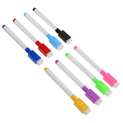 HEMOTON Whiteboard Stift Whiteboards Tafelkreide Radiergummis Löschbarer Whiteboard Marker Magnet Trocken Abwischbare Marker Kleinkinder Trocken Abwischbare Marker Magnetische Flüssigkeit von HEMOTON