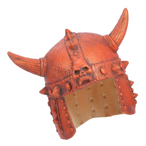 HEMOTON Wikingerhelm Stirnband Aus Ochsenhorn Dekorativer Karnevalshut Mittelalterlicher Hut Karnevalshutverzierung Maskerade-hut Kostüm Hut Cosplay-karnevalshut Tanzpartyhut Emulsion von HEMOTON