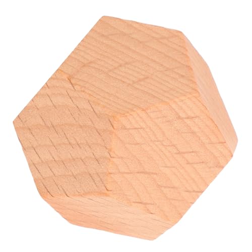 HEMOTON Würfelspiel Aus Holz Leere Würfel Beschreibe Würfel-lernspielzeug Bastelwürfel Aus Holz Holzwürfel Zum Basteln Tischspiele Würfel Unfertige Holzwürfel Würfelzählspiel Khaki Hölzern von HEMOTON