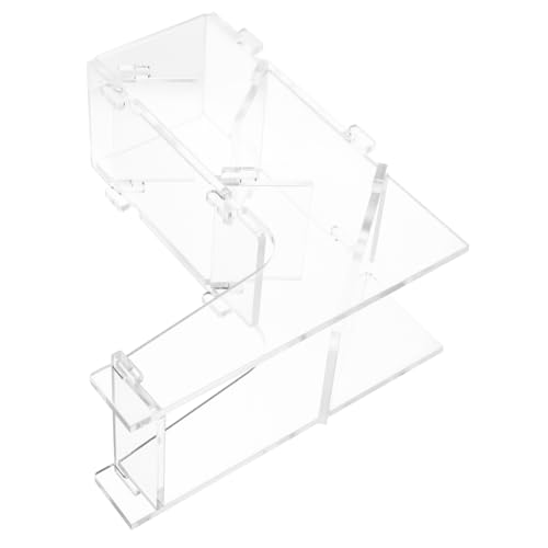 HEMOTON Würfelturm Doppelseitiges Schneidebrett Ausblassicherer Stopfen 3D Düse Klemmdüse Austauschbare Ständer Kuchenformen Pinzettendüse Tragbare Rolle Hängekette Acryl Transparent von HEMOTON