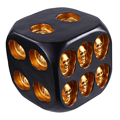 HEMOTON -würfel-Ornamente Aufwendig Glücksspielschädelwürfel Partyschmuck Lustiges Desktop-Layout Ungewöhnlich Hausparty-würfel Würfel-Layout Kunstharz Black HEMOTON -würfel-Ornamente Aufwendig Glücksspielschädelwürfel Partyschmuck Lustiges Desktop-Layout Ungewöhnlich Hausparty-würfel Würfel-Layout Kunstharz Black von HEMOTON
