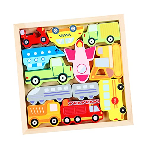 Puzzle interaktives Spielzeug rätselbuch Kinder kindergeschenk Interaktives Lernspielzeug Modellbausätze für Kinder Lernspielzeug für den Haushalt Kinderaccessoire hölzern HEMOTON von HEMOTON