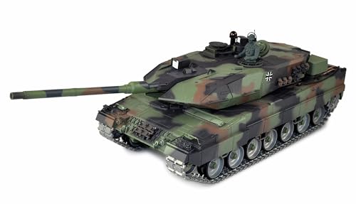 HENG LONG RC Panzer 1/16 RC Leopard 2A6 Flecktarn BB+IR (Metallketten) PRO von HENG LONG