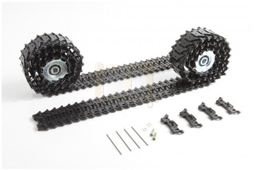 Mato Panzer Track Metall Upgrade für 1/16 M41a3 Walker Bulldog Schwarz von HENG LONG