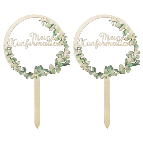 2pcs Tortenaufleger Kommunion,Tortendeko Konfirmation Tortenaufleger Konfirmation Tortendeko Kommunion Kommunion Tortendeko Tortendeko Konfirmation Cake Topper Konfirmation Tortenstecker Kommunion von HENGBIRD