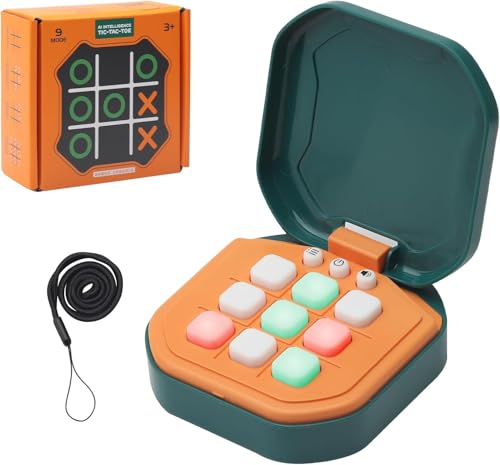 Giiker Tic Tac Toe Elektronisch 7-in-1 Spiel – Tragbares Elektronisches Tic Tac Toe Spiel für 1-4 Spieler, Lern- & Logiktraining, Reisespiel & Partygeschenke für Kinder und Familie Giiker Tic Tac Toe Elektronisch 7-in-1 Spiel – Tragbares Elektronisches Tic Tac Toe Spiel für 1-4 Spieler, Lern- & Logiktraining, Reisespiel & Partygeschenke für Kinder und Familie von HENGBIRD