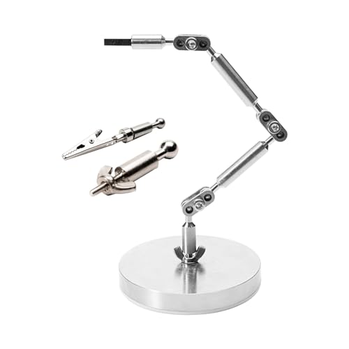 HENGJINGTR Stop Motion Animation System Kit,Edelstahl Rig Arm, Stop Motion Rig, Befestigungsklammern Für Figuren, Tonfiguren, Modelle (Armlänge 25-30Cm) von HENGJINGTR