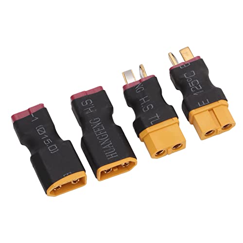 HERCHR 4pcs männlicher XT60 bis weiblicher T -Plug -Stecker -Anschluss -Adapter RC Lipo -Batterieanschlüsse für RC -Autoebene Lipo -Batterie -ESC -Adapter HERCHR 4pcs männlicher XT60 bis weiblicher T -Plug -Stecker -Anschluss -Adapter RC Lipo -Batterieanschlüsse für RC -Autoebene Lipo -Batterie -ESC -Adapter von HERCHR