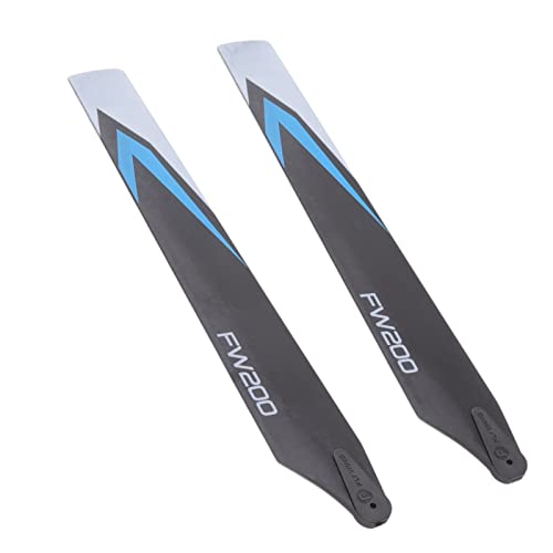 HERCHR Fernbedienungs-Hubschrauberpropeller, Hochrobuster, Sicherer RC-Hubschrauber-Propellerblatt-Zubehörersatz Für Fly Wing FW200(Blau) von HERCHR